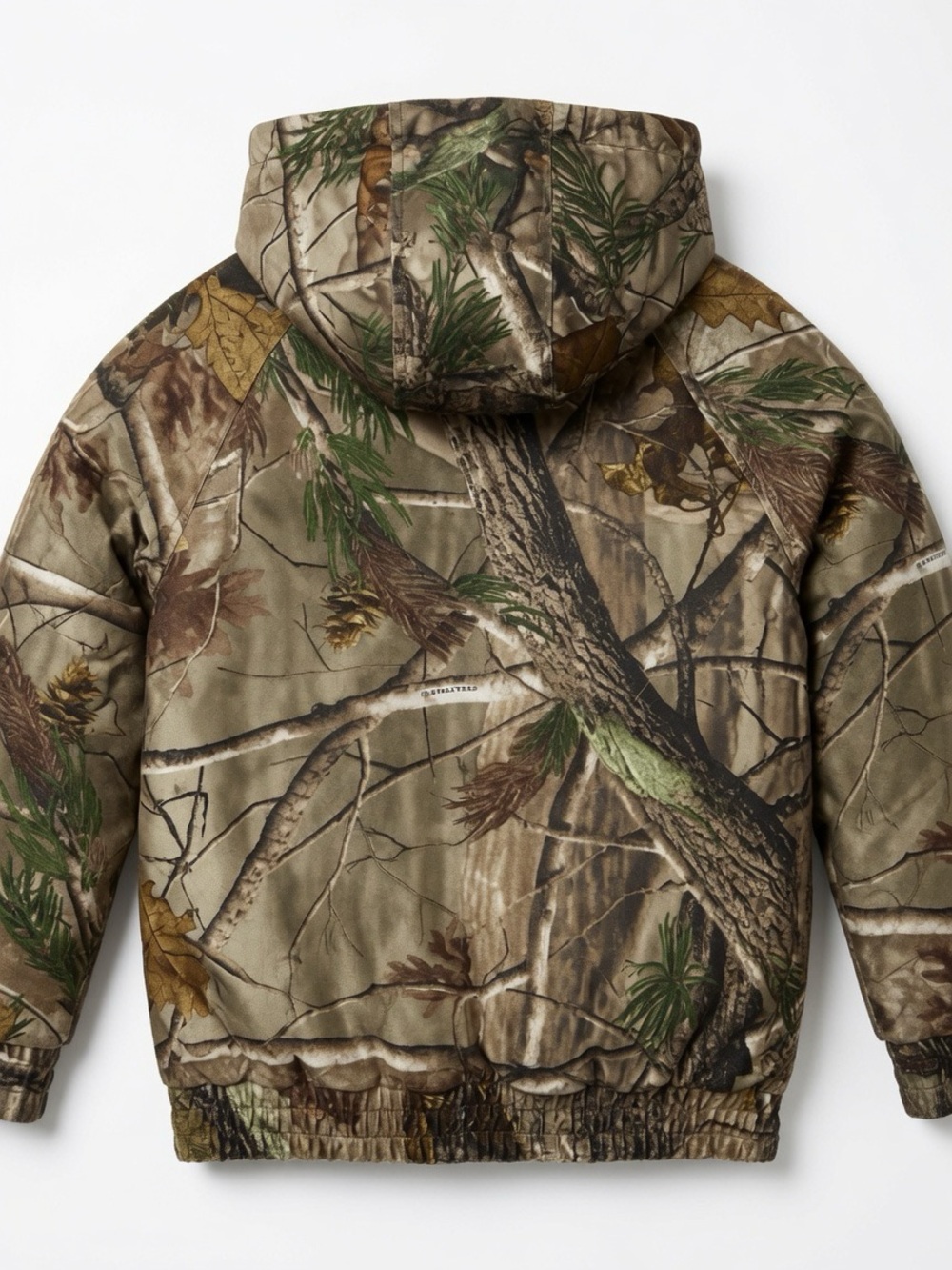 Youth RealTree Remington Reversible Camo Jacket Size 10/12 Like New Hooded Hunti